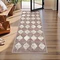 Lahome Zelie Machine Washable Bathroom Rugs Runner, 2x5 Non Slip Entryway Rugs by Lahome