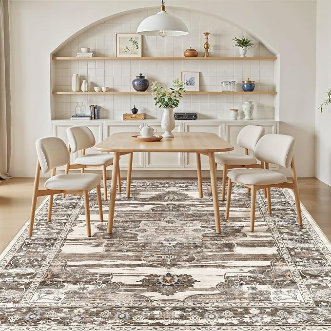Washable 7x9 Area Rug for Living Room - Image 8