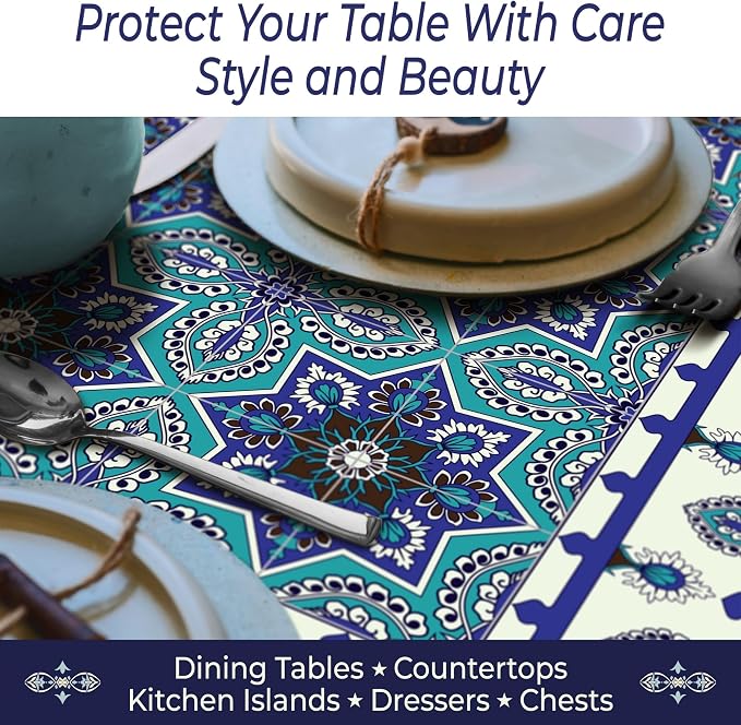 Heat Resistant Table Runner, 53 x 14 Inch - Image 3