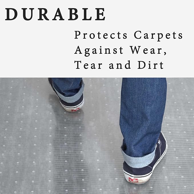 Plastic Carpet Runner 27 x 48 Inch Plastic Area Rug - Image 6