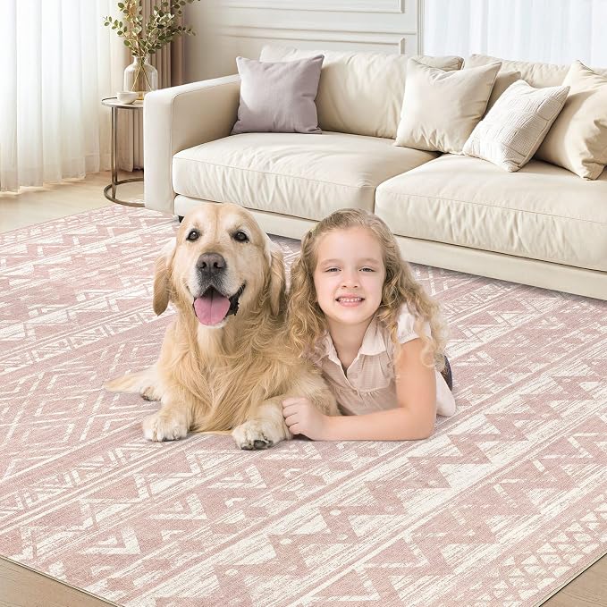 cotiled 6x9 Area Rugs Living Room Rug: Washable Boho Rugs - Image 8