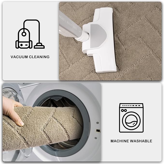PURRUGS Dirt Trapping Door Mat 32" x 47", Non-Slip Machine Washable Entry Rug - Image 7