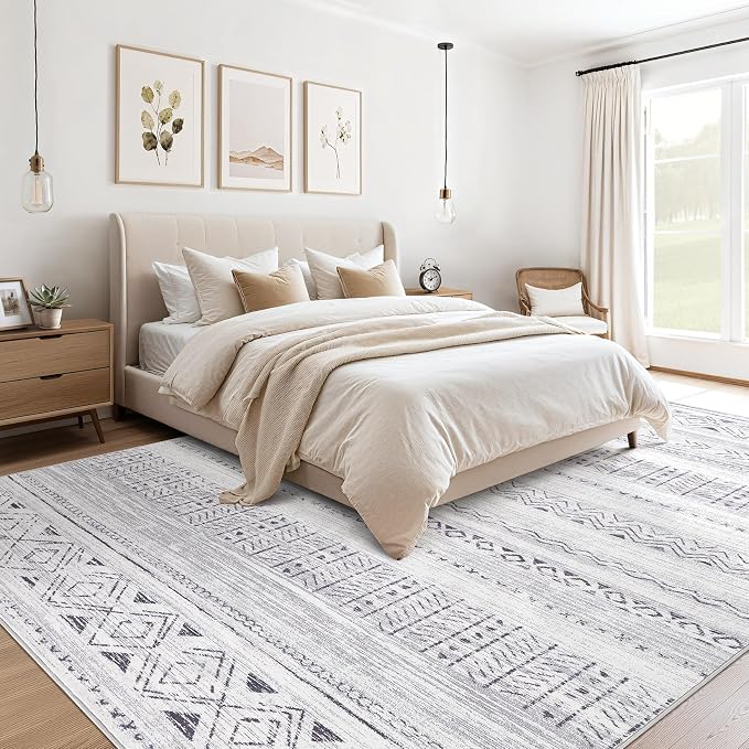cotiled 5x7 Area Rugs Living Room Rug: Washable Boho Rugs - Image 9