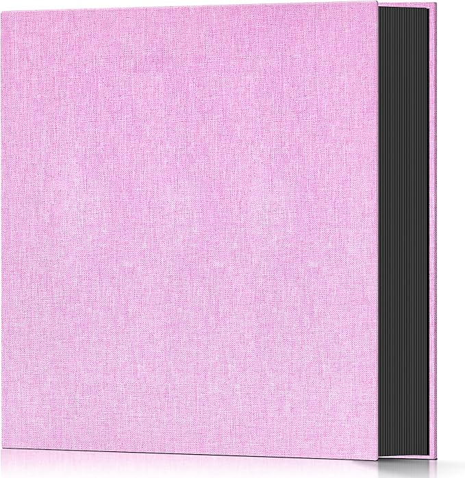 Popotop Photo Album 4x6 600 Pockets for Wedding Gifts,Linen Hardcover Picture Albums for Family Anniversary Baby Vacation Pictures