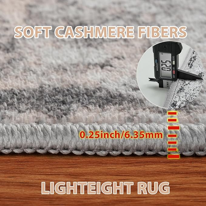 Runner Rug for Hallways Kitchen 2'6"x8' Washable Non Slip: Carpet Non Skid 8ft - Image 6