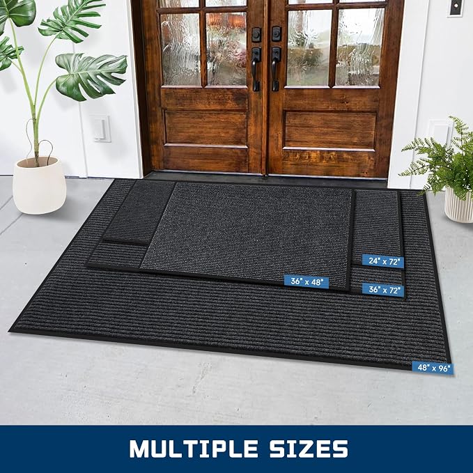 BesWin Indoor Outdoor Mat, Heavy Duty Commercial Floor Mat, Non Slip Rubber - Image 8