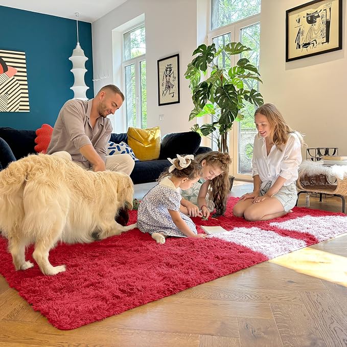 OLANLY 8x10 Machine Washable Large Area Rugs - Image 6
