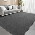 6x9 Feet Grey Area Rugs for Bedroom, Indoor Washable Memory Foam Rug for Living by Woottpe