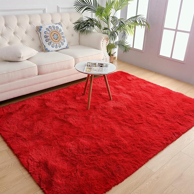 Chicrug Soft Area Rugs for Bedroom Living Room Plush Fluffy Rug 5x8 Feet by ChicrugHomeDecor