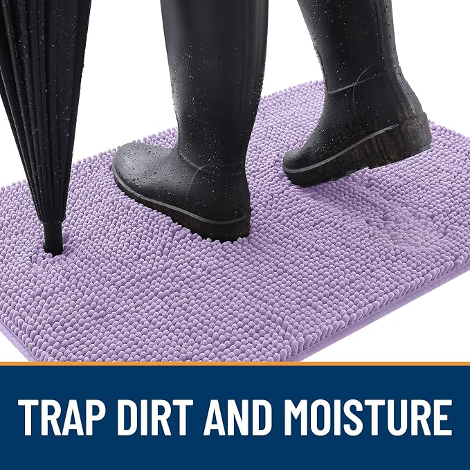 OLANLY Dog Door Mat for Muddy Paws 47x32, Absorbs Moisture and Dirt, Absorbent - Image 2