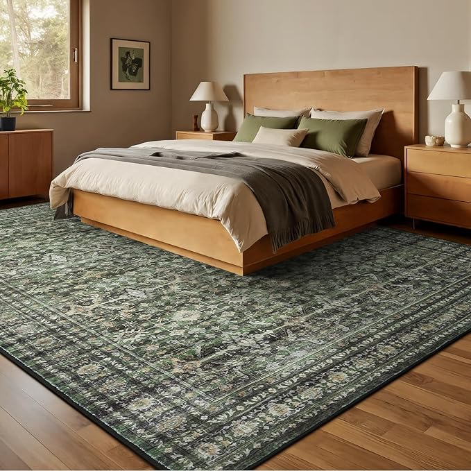 Lofus 10X 12 Area Rug for Living Room, Soft Boho Carpets for Bedroom Dining - Image 2