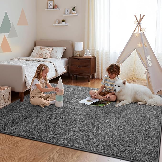 Pettop 4x6 Black Grey Area Rugs - Image 3