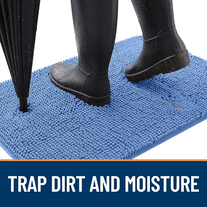 OLANLY Dog Door Mat for Muddy Paws 47x32, Absorbs Moisture and Dirt, Absorbent - Image 2