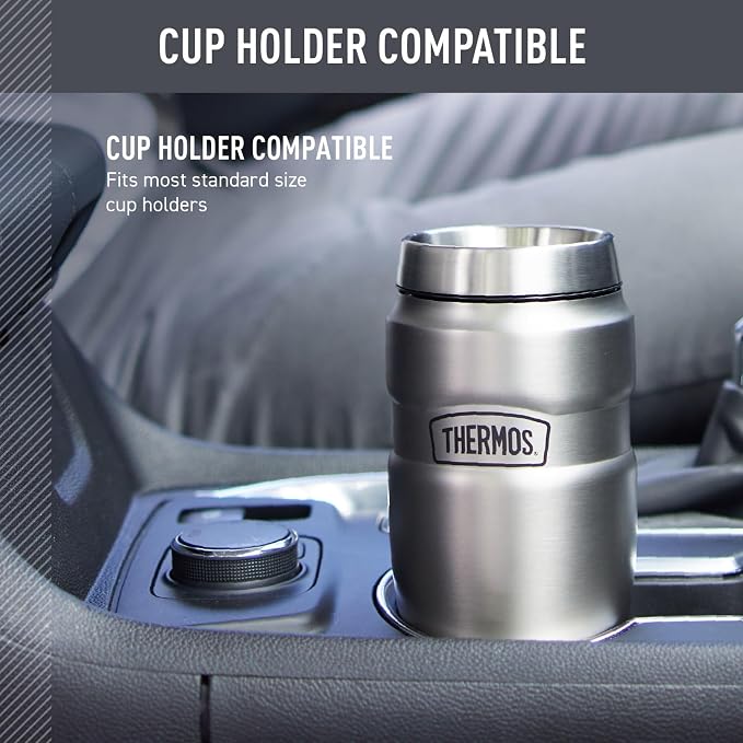 THERMOS Stainless King Stainless Steel Tumbler, Matte Green | Vacuum-Insulated - Image 3