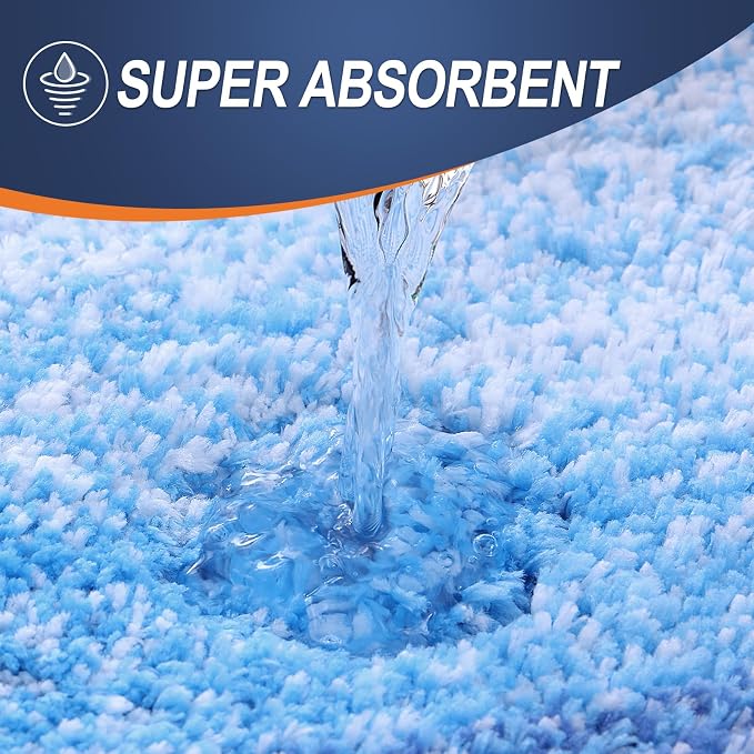 OLANLY Large Bathroom Rugs Mat 44x32, Extra Soft Absorbent Microfiber Bath Rugs - Image 3
