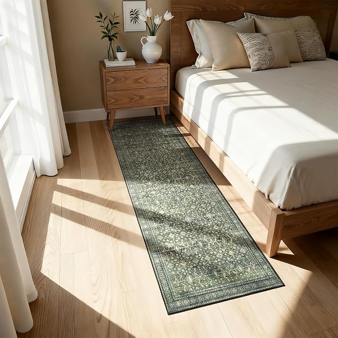Lofus 2'6"x14' Area Rug for Hallways, Low Pile Soft Carpet Runner for Kitchen - Image 4