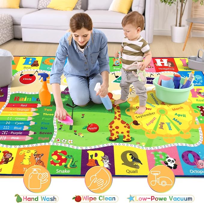Chicrug Educational 3x5 Kids Area Rug - Image 6