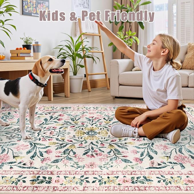 Runner Rug for Entryway: 2.6x10 Kitchen Rugs Non Slip Washable Ultra-Thin Soft - Image 6