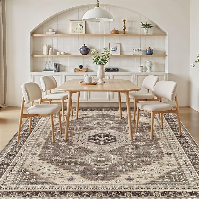 5x7 Washable Area Rug, Large Rugs - Image 6