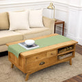 Solino Home 100% Pure Linen Table Runner Olive Woven, Athena 14 x 48 in | Table by SolinoHome