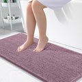 OLANLY Bathroom Runner Rugs 47x24, Soft Absorbent Chenille Bath Rugs, Rubber by OLANLY