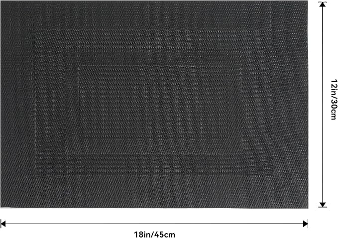 Leetaltree Black Frame Placemats Set of 4 - Image 9