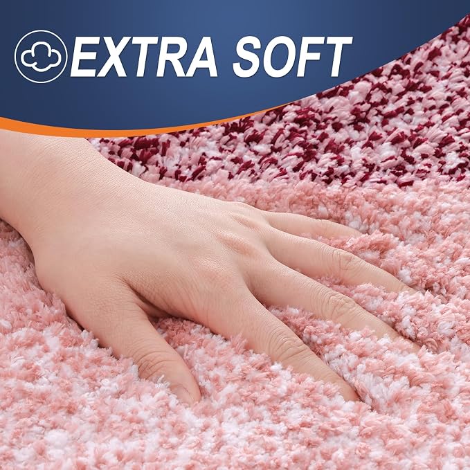 OLANLY Large Bathroom Rugs Mat 54x24, Extra Soft Absorbent Microfiber Bath Rugs - Image 2