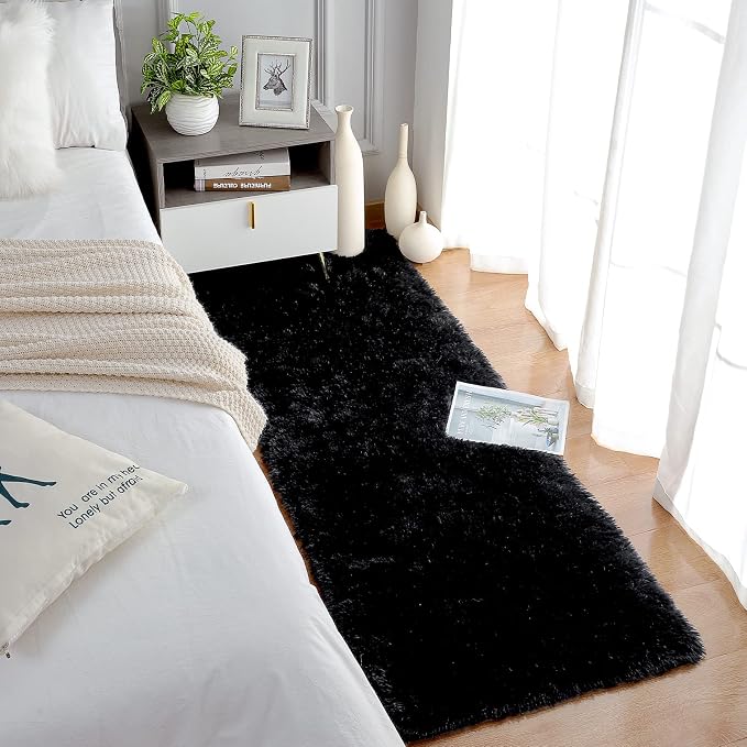 Chicrug Soft Runner Rugs for Bedroom Living Room Plush Fluffy Rug 3x10 Feet - Image 3
