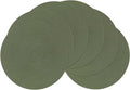SHACOS Round Placemats Set of 6 Washable 15 inch Round Table Mats Cotton by SHACOS