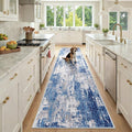 RELEANY Washable Area Rugs 2'6"x10 Non-Slip Modern Abstract Soft by RELEANY