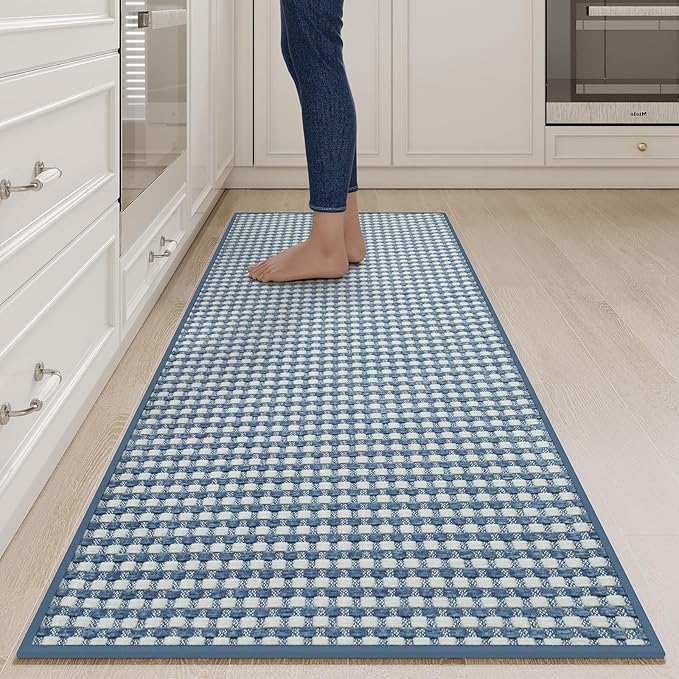 YDKGL Long Kitchen Runner Rugs Kitchen Mat Non Slip Washable, Super Absorbent by YDKGL