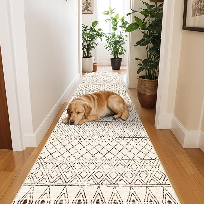 2'x6' Hallway Runner Rug Washable - Image 3