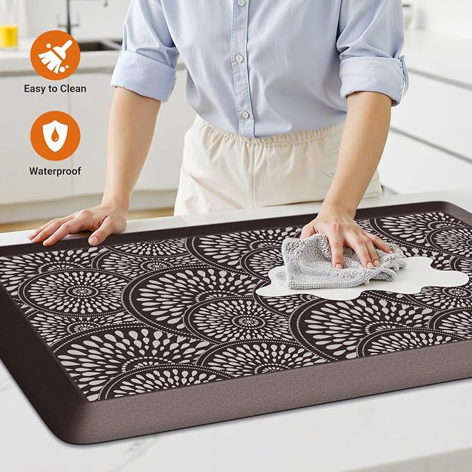 Mattitude 4/5 Inch Kitchen Mat, 20x32in Heavy Duty Ergonomic Comfort Foam - Image 5