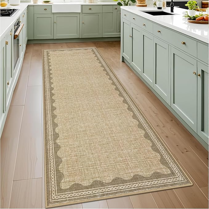 GarveeHome Scalloped 2x10 Runner Rug - Image 4