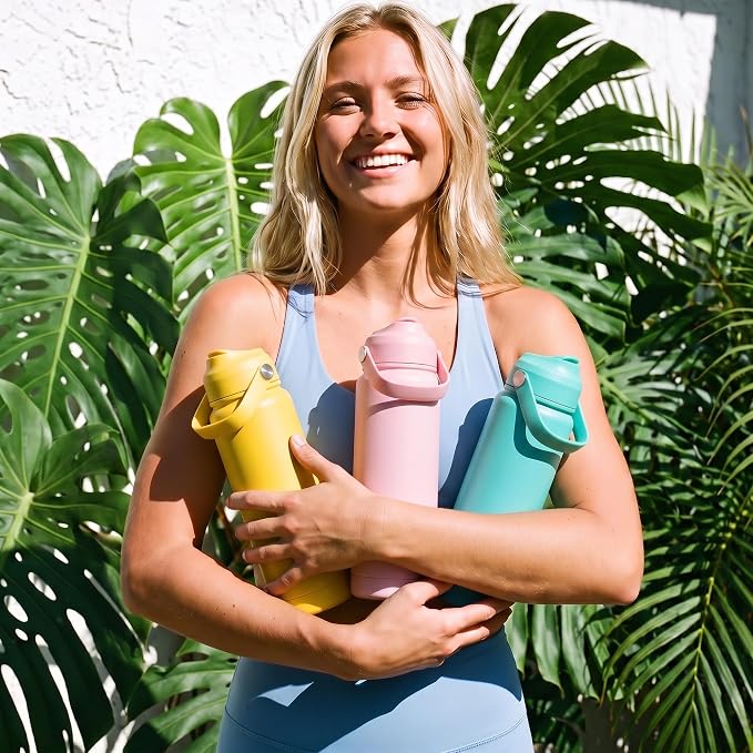 Fijinhom 24oz Insulated Stainless Steel Water Bottle, Wide Mouth Double Wall - Image 7