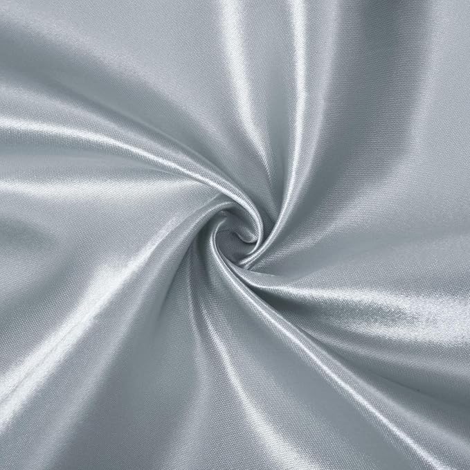 Silver Satin Table Runner, 12x108 Inches, 12 Pack | Premium Satin, Smooth - Image 7