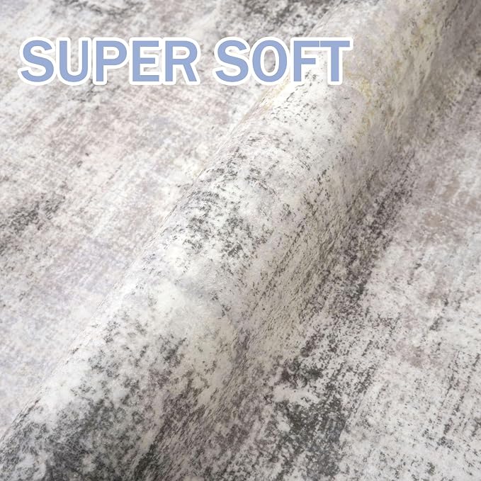 IOHOUZE Abstract Runner Rug 3x12 Ft Washable Runners - Image 7