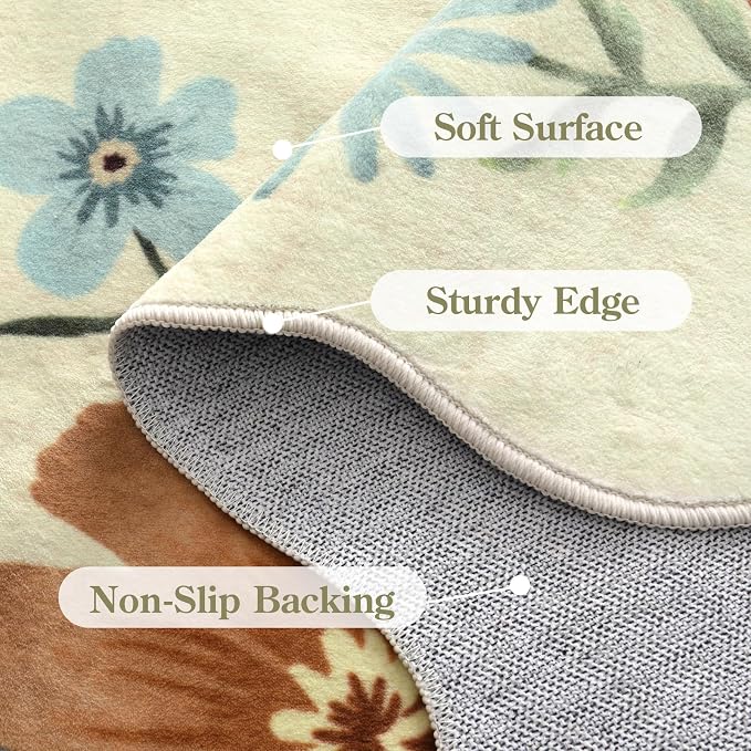 Lahome Floral Kitchen Runner Rug, 2X6 Rug Runners - Image 7