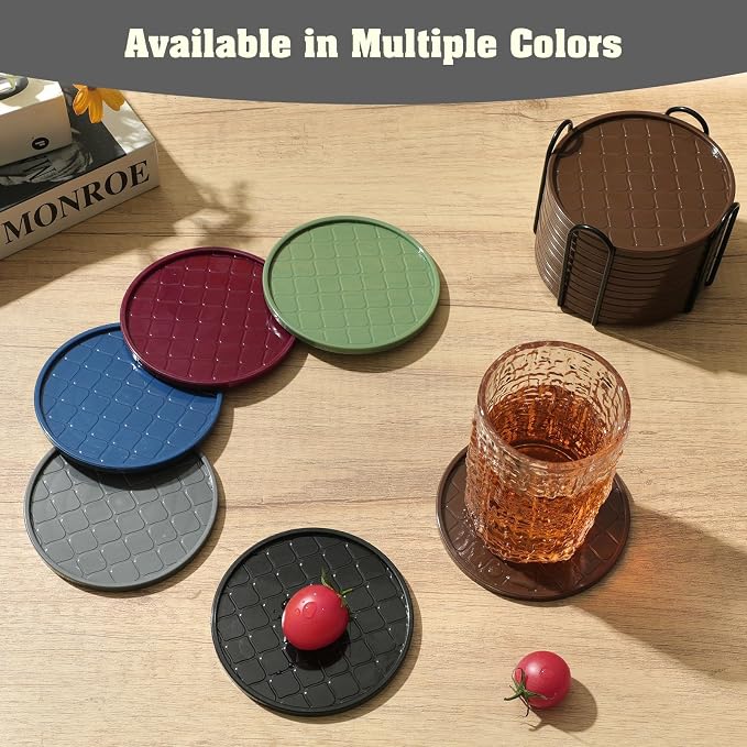 Coasters Set of 6, Hot or Cold Drink Coasters - Image 7