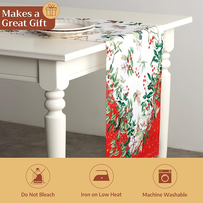 Maison d' Hermine Table Runner 100% Cotton 14.50" x 108" | Table Runners 108 - Image 5