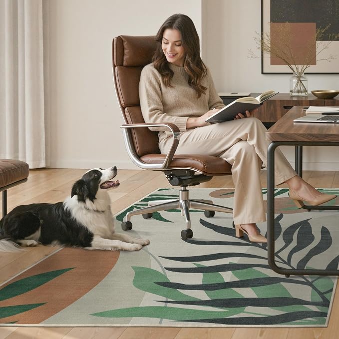 48"x60" Office Chair Mat for Hardwood Tile Floor, Under Desk Carpet Protector - Image 7
