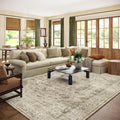 Washable Area Rugs for Living Room: 10x14 Bedroom Area Rugs Boho Vintage Rugs by palohom