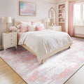 RELEANY Washable Area Rugs Square 7ft Non-Slip Modern Abstract Soft by RELEANY