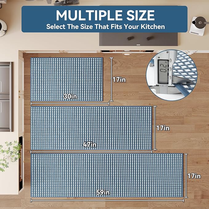 YDKGL Kitchen Mats for Floor, Super Absorbent Kitchen Rugs Non Slip Washable - Image 2