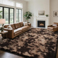 yongyangjuxin Fluffy Rug Shag Area Rug, Mottling Brown 10x14 Area Rugs by Yongyangjuxi