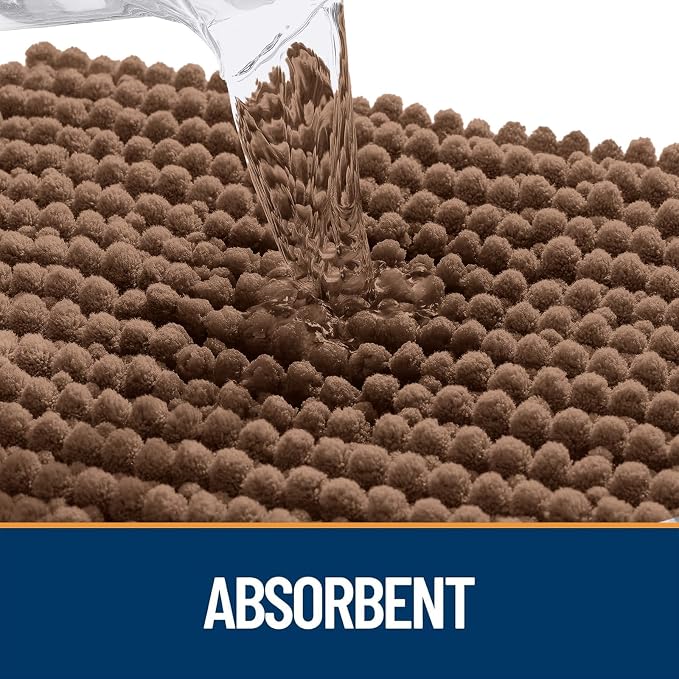 OLANLY Dog Door Mat for Muddy Paws 59x20, Ultra Absorbent Chenille Mud Doormat - Image 4