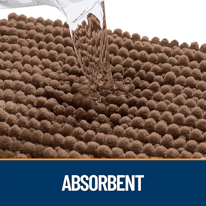OLANLY Dog Door Mat for Muddy Paws 40x32, Ultra Absorbent Chenille Mud Doormat - Image 4