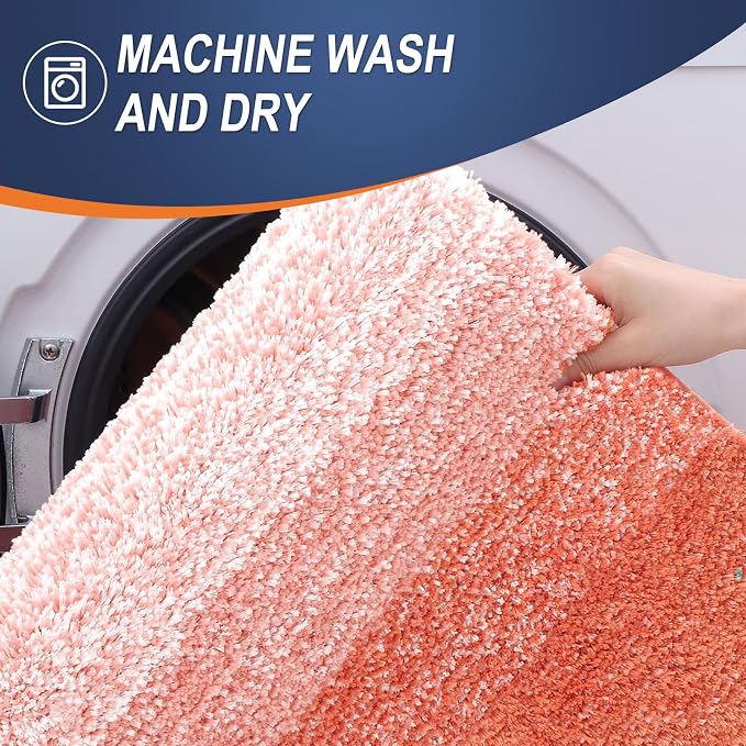 OLANLY Bathroom Rugs Mat 30x20, Extra Soft Absorbent Microfiber Bath Rugs - Image 6