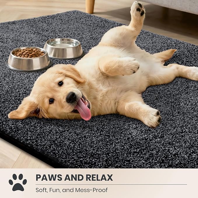 PURRUGS Dirt Trapping Door Mat 20" x 31.5", Non-Slip Machine Washable Entryway - Image 3