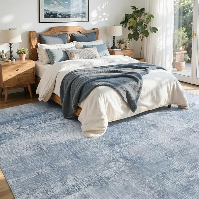 5x7 Ft Area Rugs for Living Room, Soft Non-Slip Washable Rugs Modern Abstract - Image 4